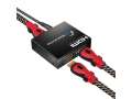 New Ultra HD 4K 2 Port HDMI Splitter 1x2  1080P 3D Hub 1 In 2 Out. 