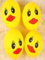 PACK OF 100 -18 Inch Tweety Face Pearl Shape Party & Decoration Balloons - Yellow. 
