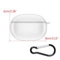 Transparent Protective Case For Lenovo XT88 Wireless Headphone Protector Case Cover. 