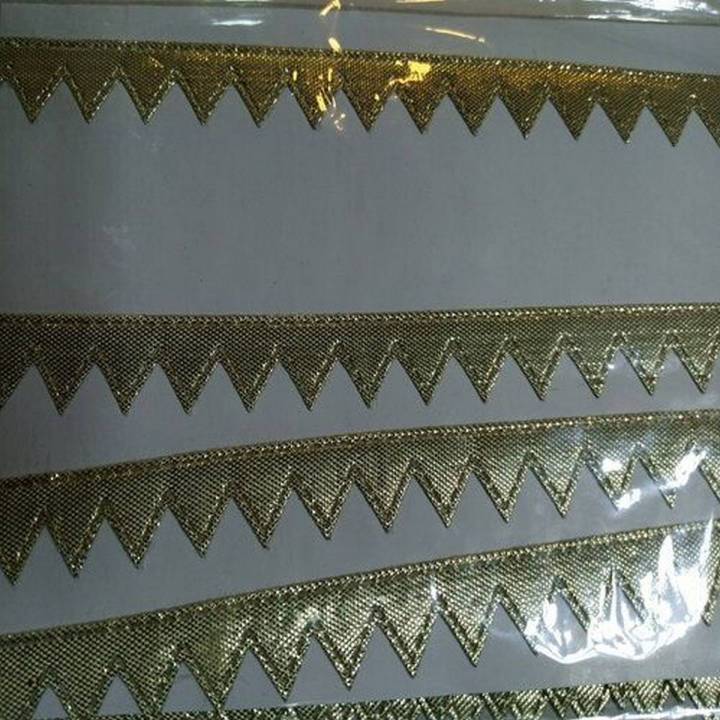 Golden samosa lace for sale in very reasonable price.