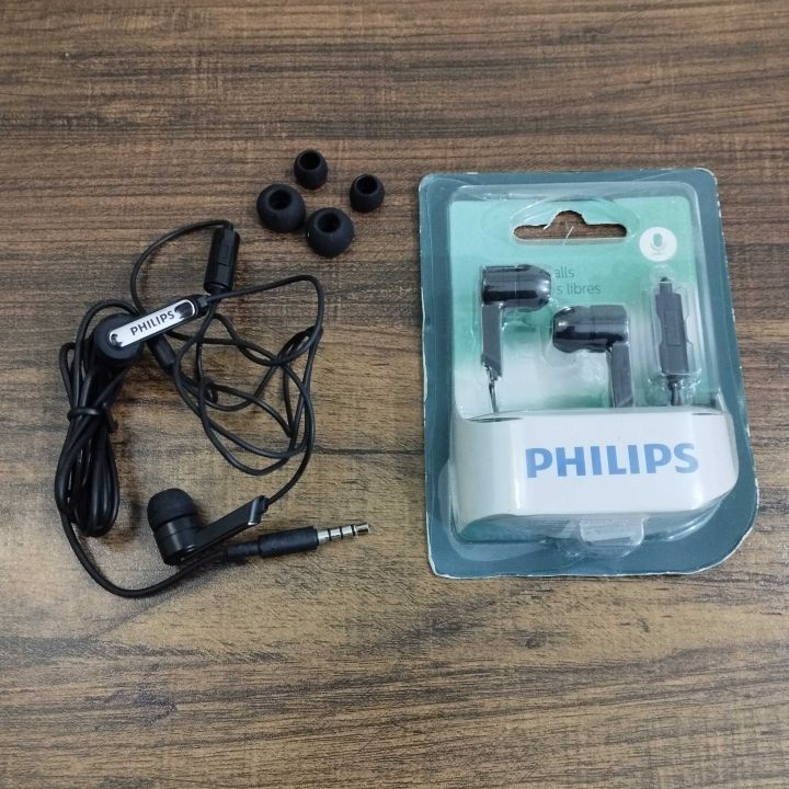 Philips SHE1405 In Ear Headphone with Mic - Philips 1405 Original Handsfree Official Packing