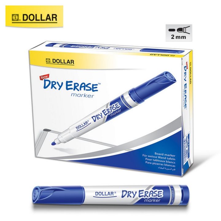 Dollar Dry Erase Marker (Bullet Tip 70) 12's Regular Box