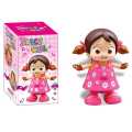 Kids dancing doll toy bump and go dance girl 9 inches. 