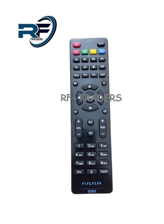 F1.F2.F3.F4 (0353) Receiver Remote Control