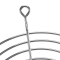 8X PC DC Fan Grill Protector Metal Finger Guard 120mm 12cm Silver Tone. 