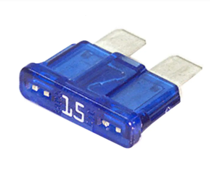 15 Ampere 10 Pcs Blade Fuse Car Energy Control Anti Shortage For Auto Accessories