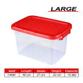 Two Side Lock Mega Multipurpose Storage Box With Lid  Multi-Colors. 