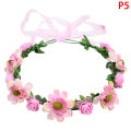 Baby Girls Floral Crown Headband – Adjustable Flower Wreath for Ages 1-10. 