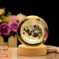 3D Moon Crystal Ball Table Lamp – Soft LED Night Light. 