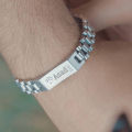 Men's Luxury Bracelet - Personalized Stainless Steel Wristband - for Fashionable Men - Premium Quality Bracelets. 
