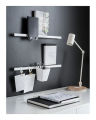 IKEA Pack of 7, 1 Rail with 4 hooks and 2 containers. 