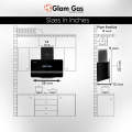 Glam Gas Kitchen Range Hood Orbit-12. 