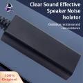 Grebest Audio Noise Filter Smart Noise Reduction Ground Loop Noise Isolator Eliminate Noise Filter. 