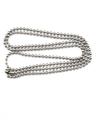 Stainless Steel Black Ball-bead Chain. 