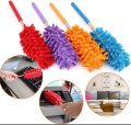 Telescopic Microfiber Wall Duster Cleaning Brush Feather Microfiber Duster Magic Dust Cleaner Fit with Extendable Telescopic Wall Hanging Handle. 