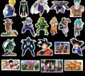 10 Pcs/Pack TV Show DRAGON BALL Z Anime Cartoon Waterproof Stickers for Laptop Mobile Guitar Bicycle Car Fridge Skateboard PC TV. 
