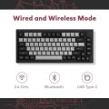 Akko Dracula Castle 5075B Plus Wireless Gaming Keyboard | LED RGB Wireless Keyboard with PBT Keycaps | 2.4 Ghz Bluetooth Keyboard | USB-C Wired Mechanical Keyboard. 