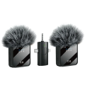 F11 2:1 Wireless Microphone for iPhone, Android, and Camera. 