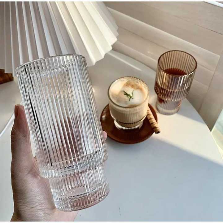 improted%20Glass%20Cups%2016oz%20Ribbed%20Drinking%20Glasses%20with%20Lids%20and%20Glass%20Straws%20Glassware%20for%20Juice%20Cocktail%20%20Iced%20Coffee%20Cups%20-%20Image%207