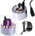 Original Ultrasonic Mist Maker Fogger 12 LED Colorful Light 24V 2A humidifier. 
