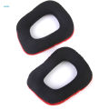 2Pcs Ear Pads Cushions Cover for Logitech G35 G930 G430 Headphone Red+Black. 