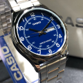 Original Casio - MTP-V006D-2BUDF - Stainless Steel Wrist Watch for Men. 