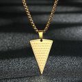 QIMING Cabalistic Abraxas Abracadabra Pendant Necklace For Men Male Magic Occult Esoteric Amulet Jewelry Necklaces. 