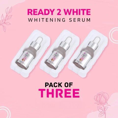 Cutish Ready 2 White Whitening Face Serum Bundle Pack Of 3 From: Beauty Vibe