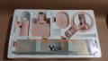 BATHROOM ACCESSORIES SET ABS MATERIAL 8 PICE BATHROOM ACCESSORIES SET PINK. 