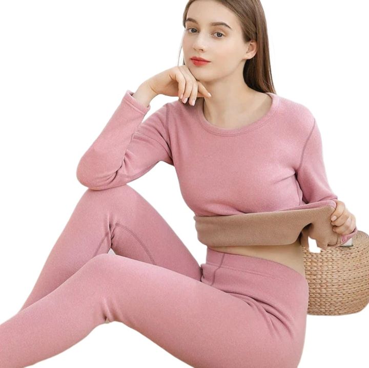 Women's%20Thermal%20Inner%20Suit%20Ultra%20Warm%20Fleece%20Winter%20Wear%20-%20Image%203