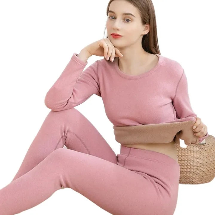Women's%20Thermal%20Inner%20Suit%20Ultra%20Warm%20Fleece%20Winter%20Wear%20-%20Image%203