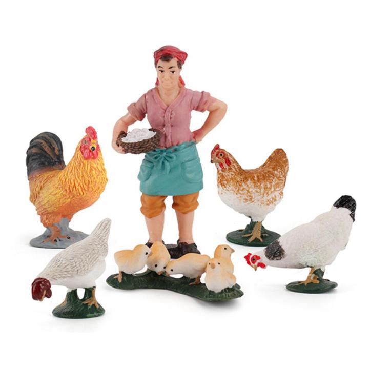 Simulation Poultry Animal Model Set 