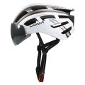 Mountain motorcycle helmet backlight magnetic Visor UV protection. 