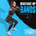 Resistance Bands for Legs - Huslters Only Hip Band Workout Bands  Fabric Hip Resistance Band for Men and Women - Booty Bands for Working Out - Exercise Bands Resistance Bands. 