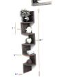 Light Brown Corner Shelf (38X6X7X9) Bathroom Drawing room Room for Kitchen Bedroom kitchen rack Dining Room Entryway Garage Hallway Home Decor Office/Study Living Room Floating shelves Wall shelves Storage Organizer shelves Book Shelves Wall mounted Decor. 
