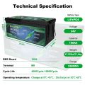 DongJin Battery 24V100Ah LiFePO4 Lithium Battery for Trolling Motor Boat Golf Cart RV Solar. 