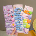 【ThinkWay】Sanrio Cinnamon hair clip set Sweet and cute cartoon hair clip set for children with bangs and broken hair bb clip for girls hair clip headgear. 
