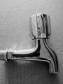 Bibcock Water Tap made of Brass complete with chrome finish (1/2 inch). 