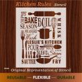 Kitchen Stencil for Wall Painting Scrapbooking Coloring Embossing Album Decorative Paper Card Template ID 560. 