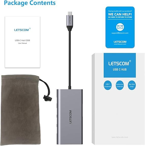 LETSCOM%20USB%20C%20Hub,%208-in-1%20USB%20C%20Adapter%20including%20Ethernet%20Port%20and%204K%20HDMI%20Port%20-%20Image%207