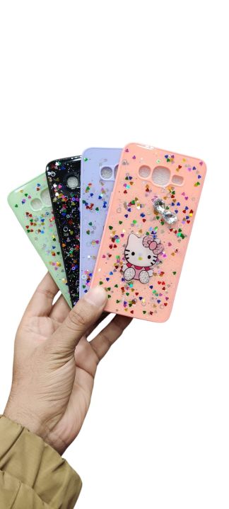 Samsung Galaxy G530 / Grand Prime / New Soft Matte Hello Kitty Case With Chain Mobile Phone Cover