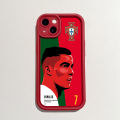 Hontinga for Redmi A3x Redmi A3 Back Cover Cristiano Ronaldo Pattern Case Ladder Soft Rubber Mobile Phone Cover. 