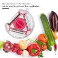 3 in 1 Compact Multifunctional Rotary Peeler for Potato and Vegetables Fruits. 