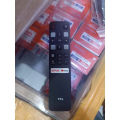 TCL LCD / LED TV High Quality Remote Control Universal and Smart All Function - Black. 