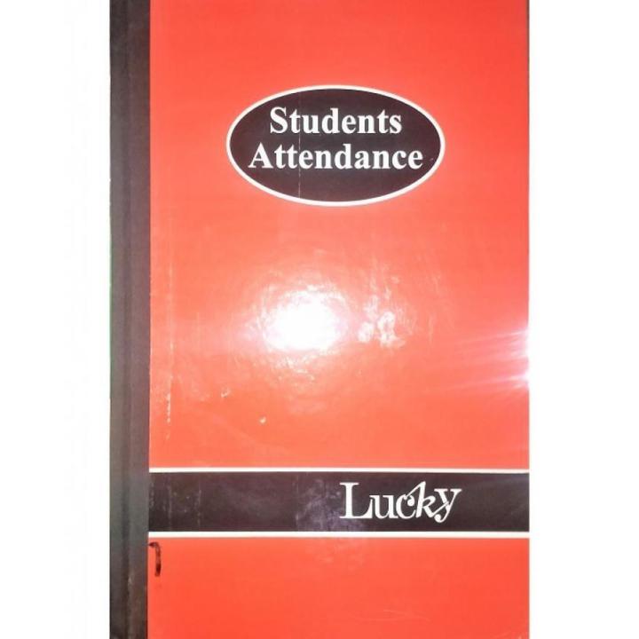 Lucky Students Daily Attendance Register For School & Colleges 70 Pages
