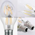 E14 LED Filament C35 Lamp C35L Dimmable Glass Candle Bulb 220V 4W 8W 12W Replace 20W 40W 60W Halogen Light Chandeliers. 