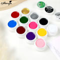 Monja 5ml 12 Colors Nail Painting Gel Nail Art Design Nail Color Painting Gel Polish Nail Line Drawing Gel Varnish Nail Art Tool. 