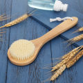 Natural Bristle Bath Brush Exfoliating Wooden Body Massage Shower Brush SPA Woman Man Skin Care Dry Body Brush. 
