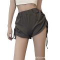 Thin shorts, women's summer wide-legged sports, A-line babes, sexy high-waisted hot pants, summer loose casual drawstrings, and thin. 