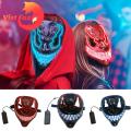 Vist Fox Party Face Cover Battery Powered Halloween Carnival Party Face Cover. 
